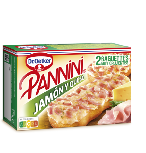 Panini jamón y queso 250g - Sandwich italiano Verneda